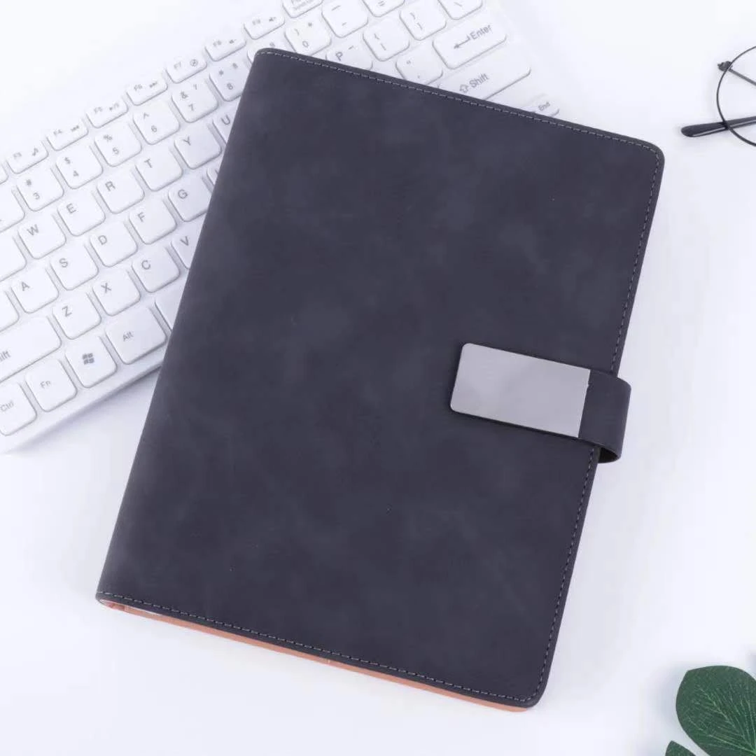 Xin Hongzhong's simplified text with look-leaf office PU notebook, Neutral Classic magnetic buckle 25-168 detail image 3
