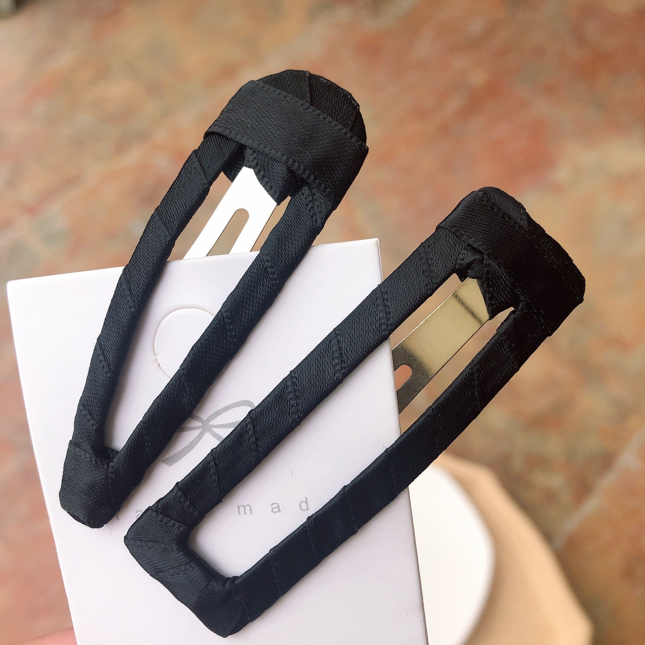 Black base hair clip base clip hand wound BB clip quality hair clip girl clip web celebrity joker hair accessories thumbnail