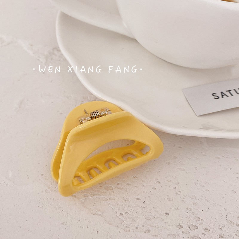 Acrylic Half Circle Clip Yellow Specification drawing
