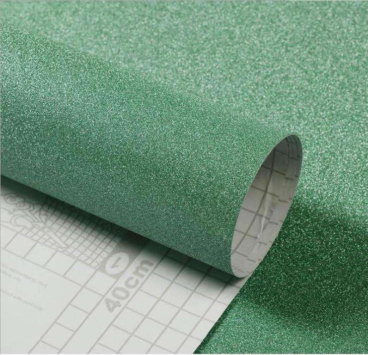 Manufacturers wholesale PVC golden onion film plain golden onion paper flash powder special paper wall stickers thumbnail