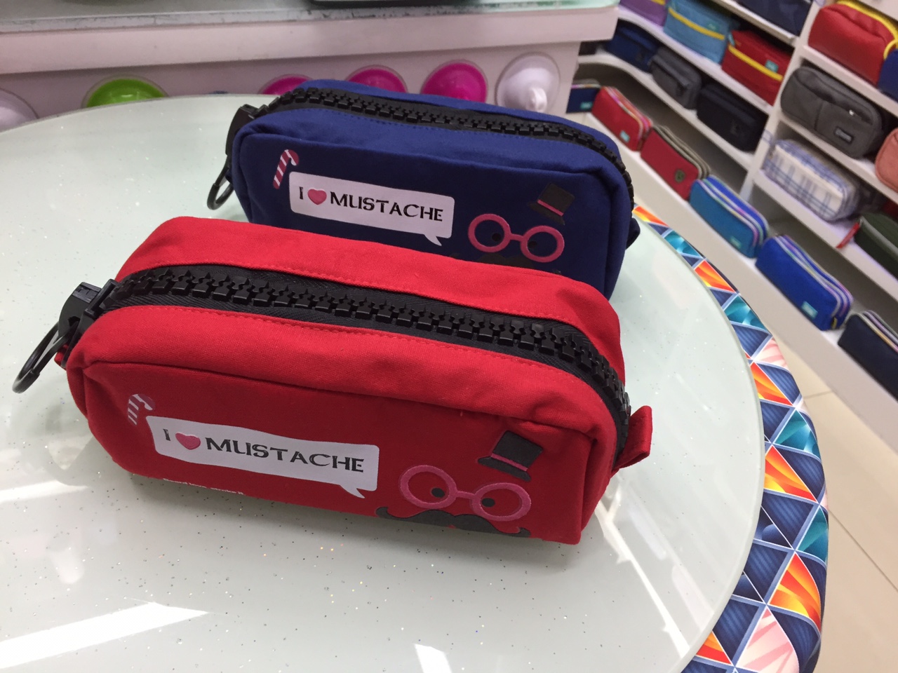 Canvas large capacity pen pouch 3