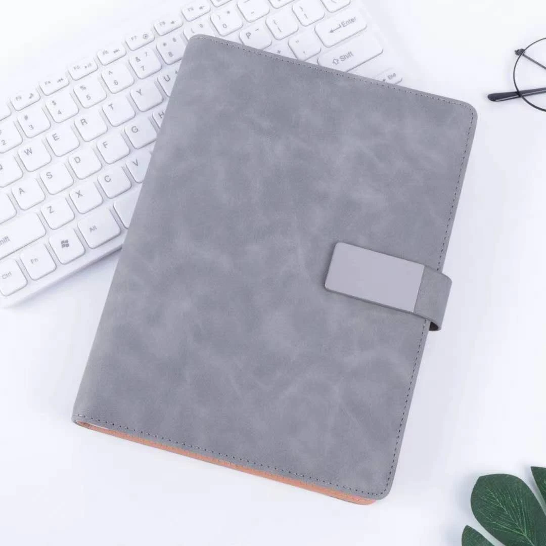 Xin Hongzhong's simplified text with look-leaf office PU notebook, Neutral Classic magnetic buckle 25-168 detail image 5