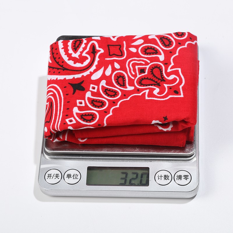 Hao Hao Headscarf Manufacturers Directly For Europe And The United States Men And Women Outdoor Sports Headscarf Hip-Hop Hip-Hop Cotton Double Cashew Nut Square Wholesale Magic Headscarf undefined
