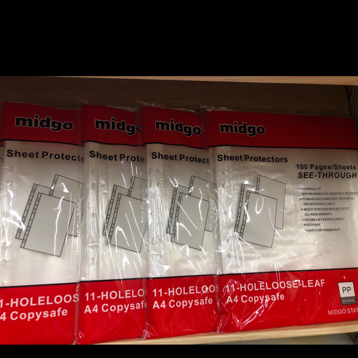 Eh-303/11-hole file folder