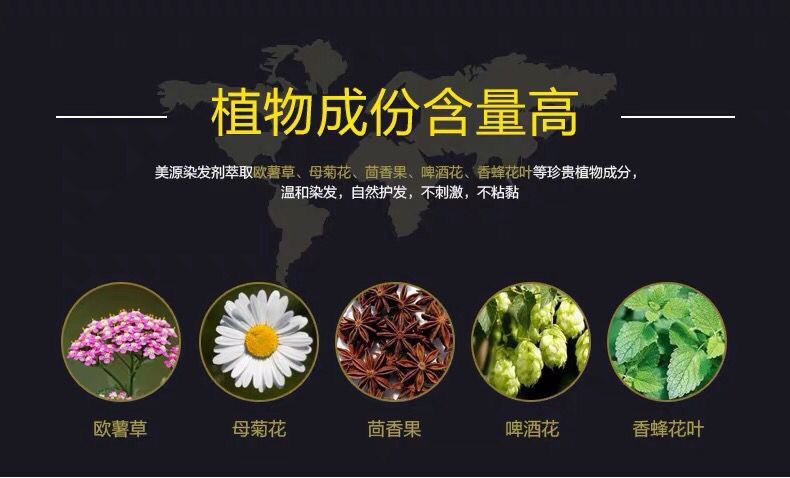 Meiyuan Facai Quick Black Hair Cream -38498 pic 6