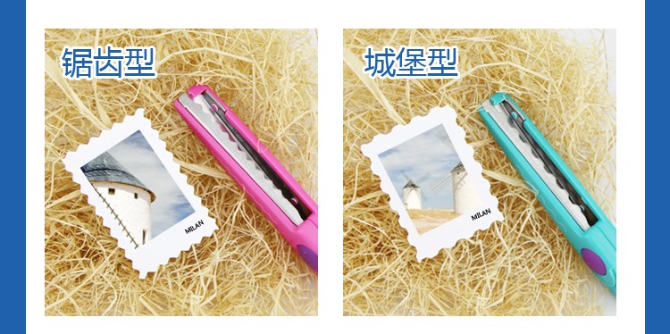 Spanish MILAN Milan Lace Safety Handmade Scissors 8-pattern Set 14930908 detail image 8