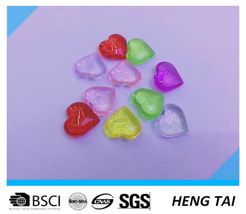 2g爱心 亚克力珠 塑料珠 家居装饰品 游戏用品 花瓶鱼缸展示 相框配件