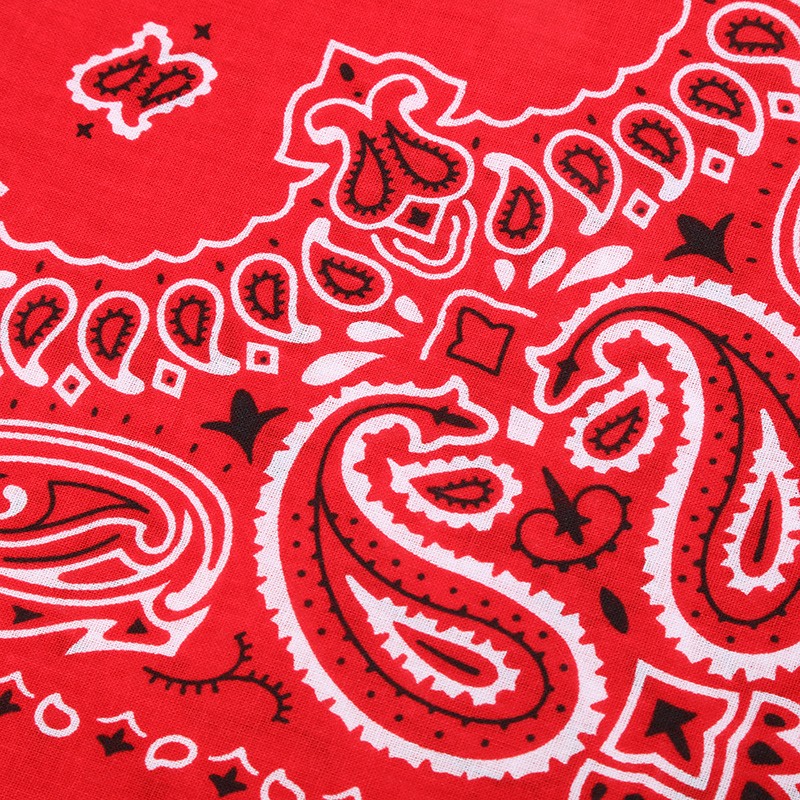 Hao Hao Headscarf Manufacturers Directly For Europe And The United States Men And Women Outdoor Sports Headscarf Hip-Hop Hip-Hop Cotton Double Cashew Nut Square Wholesale Magic Headscarf undefined