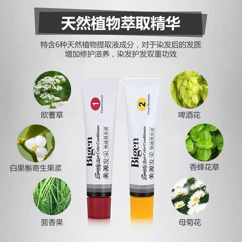 Meiyuan Facai Quick Black Hair Cream -38498 pic 2