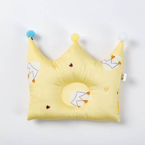 星韵宝卡通定型枕皇冠宝宝棉枕定型枕婴儿枕头防偏头枕卡通宝宝枕详情图1