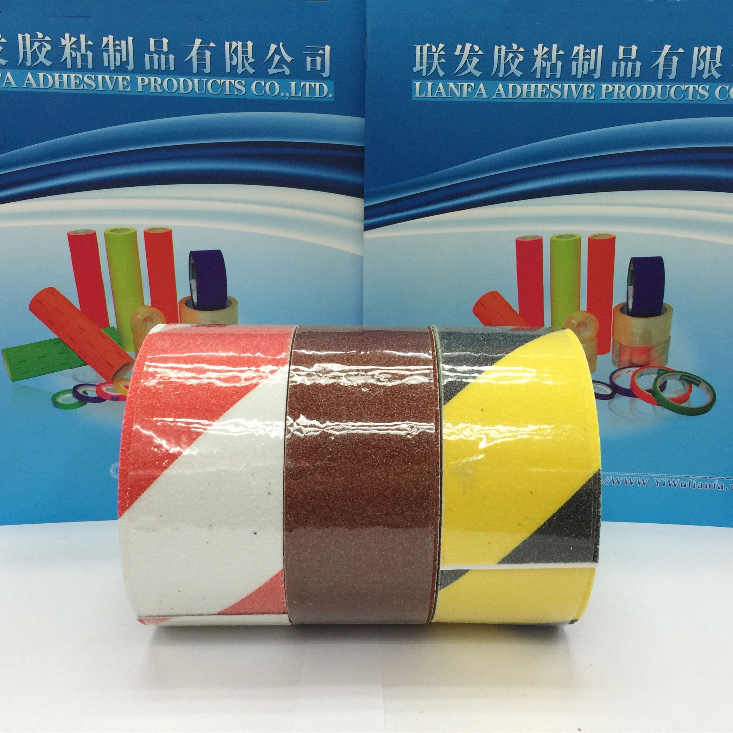 Rubber and plastic anti-skid tape used in bathroom laser anti-slip tape stairs luminous anti-skid tape Item Picture