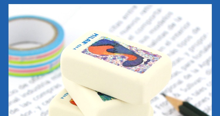 西班牙MILAN米兰动物贴画面包屑儿童橡皮CMM424A详情图5