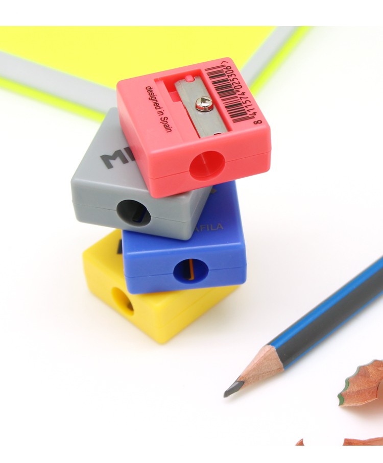 Spanish MILAN candy-colored square pencil sharpener imported children's safety pencil sharpener 20140932 detail image 10