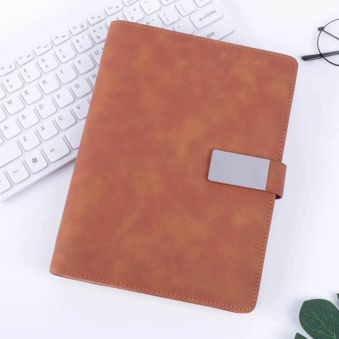 Xin Hongzhong's simplified text with look-leaf office PU notebook, Neutral Classic magnetic buckle 25-168 detail image 4