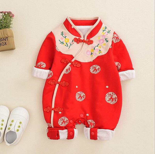 Red baby suit thumbnail