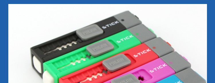 西班牙MILAN米兰 2合1橡皮卷笔刀推动式笔形棒条橡皮檫 4702116详情图7