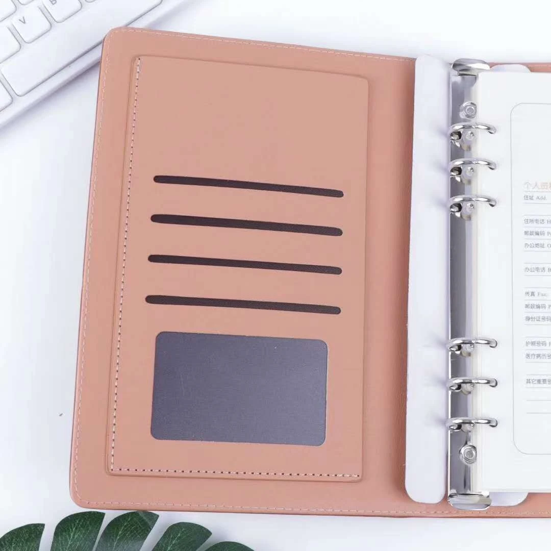 Xin Hongzhong's simplified text with look-leaf office PU notebook, Neutral Classic magnetic buckle 25-168 detail image 8