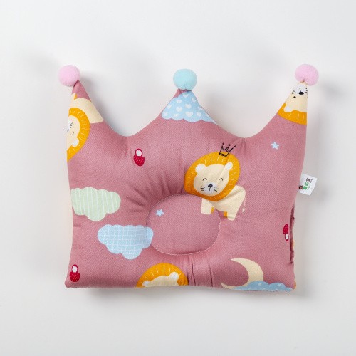 星韵宝卡通定型枕皇冠宝宝棉枕定型枕婴儿枕头防偏头枕卡通宝宝枕详情图3