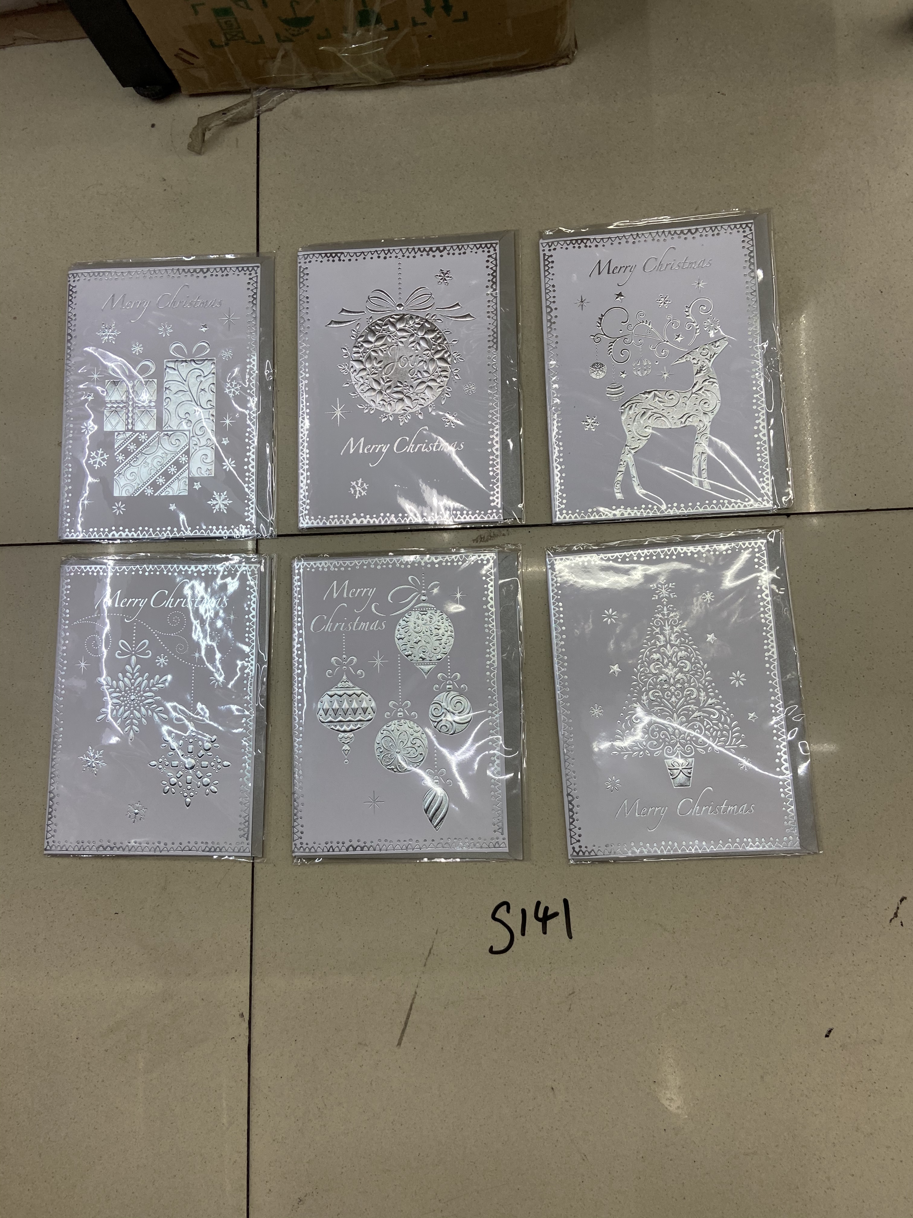 圣诞平卡贺卡批发销售礼品贺卡详情图5