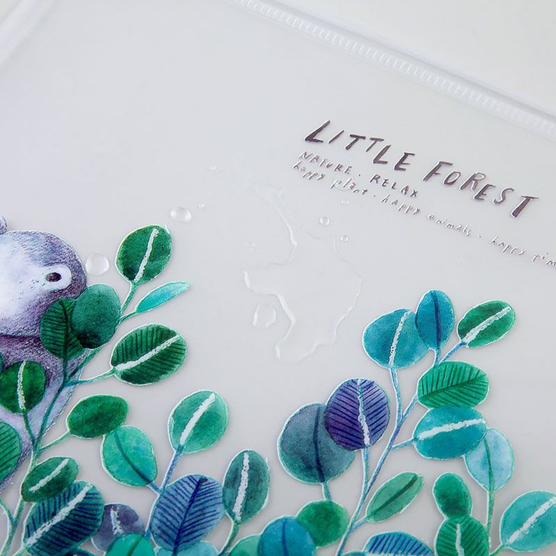 透明a4文件袋学生用可爱卡通拉链袋大容量简约塑料女试卷补习袋小学生韩国小清新加厚防水资料收纳包