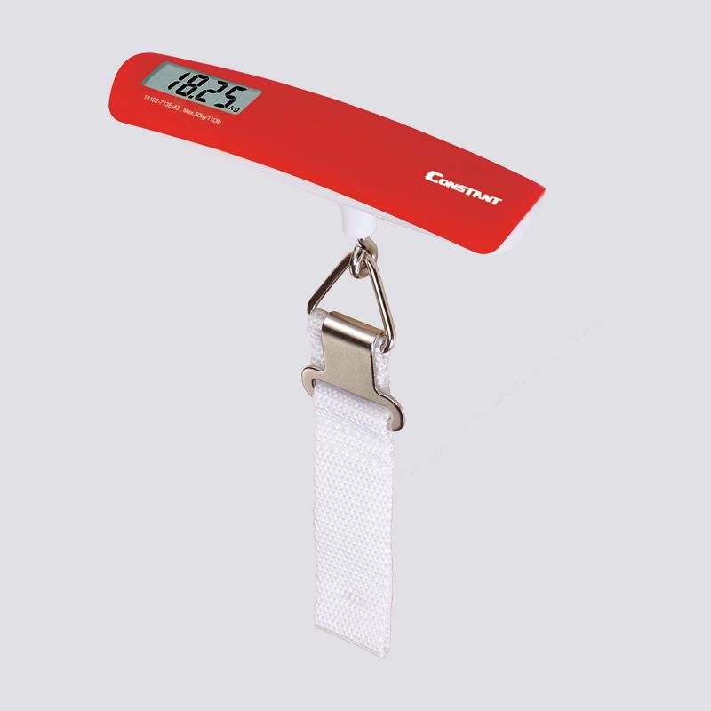 14192-713E Portable electronic luggage scale, 50kg multi-color long strip portable luggage scale, high-quality for foreign trade Specification image