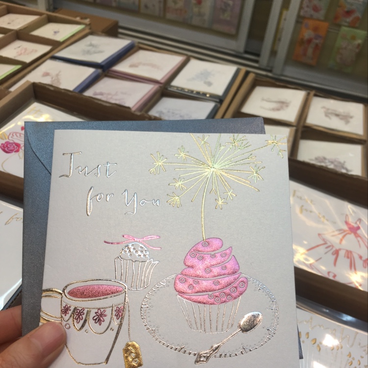 A new style of gold-embossed small card greeting card details Picture