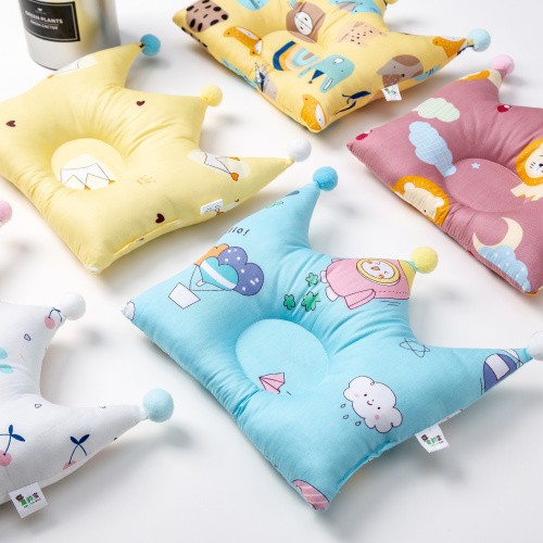 星韵宝卡通定型枕皇冠宝宝棉枕定型枕婴儿枕头防偏头枕卡通宝宝枕详情图11