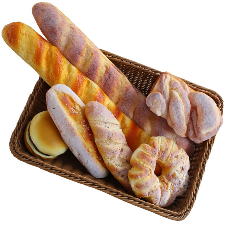 仿真面包模型台湾法式软香假蛋糕食物玩具店橱柜陈列装饰道具图
