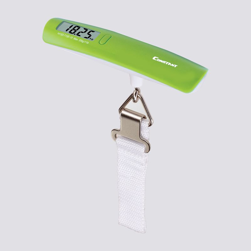 14192-713E Portable electronic luggage scale, 50kg multi-color long strip portable luggage scale, high-quality for foreign trade details Picture