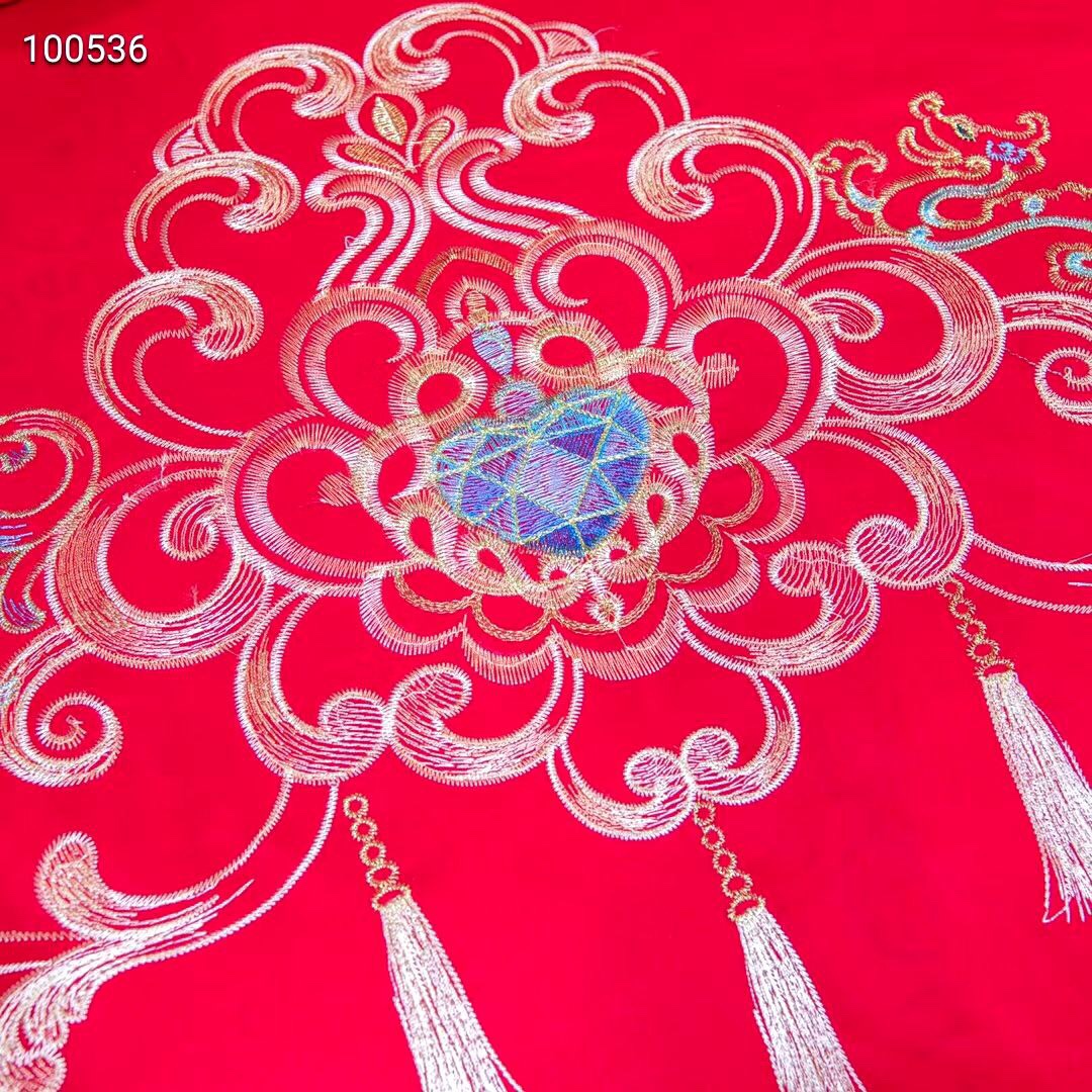 New wedding four-piece set, bright red all-cotton new wedding wedding quilt, over 40 to 80 pieces of pure cotton embroidered bedding (randomly sent), home textiles, duvet covers undefined
