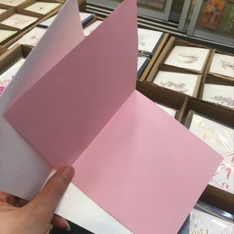 A new style of gold-embossed small card greeting card Specification image