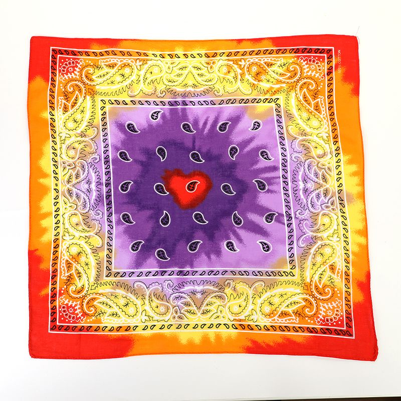 Hao Hao Headscarf Manufacturers Directly For Europe And The United States Men And Women Outdoor Sports Headscarf Street Dance Hip Hop Cotton Ribbon Small Square Wholesale Magic Headscarf Item Picture