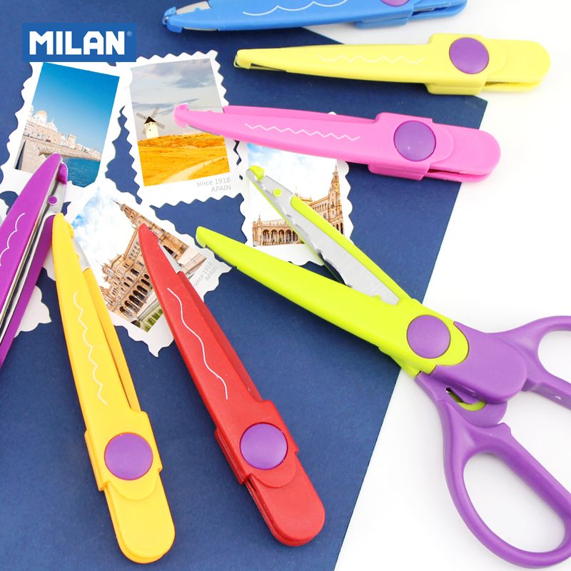 Spanish MILAN Milan Lace Safety Handmade Scissors 8-pattern Set 14930908 Specification image