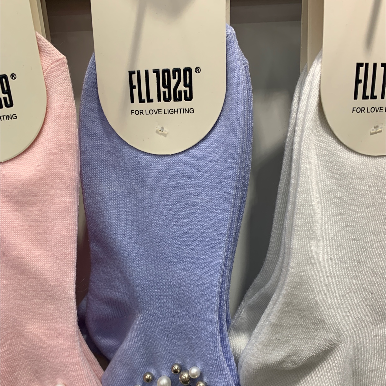 Zhu Zhu's socks are purple