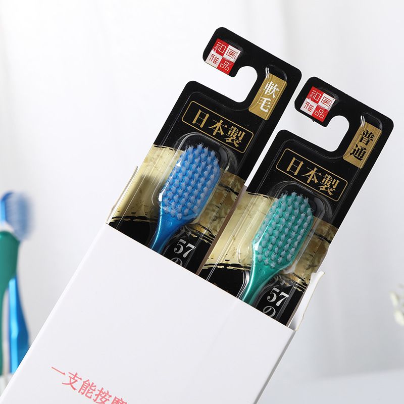 日本进口/超极细毛牙刷/成人57束宽头牙刷细节图
