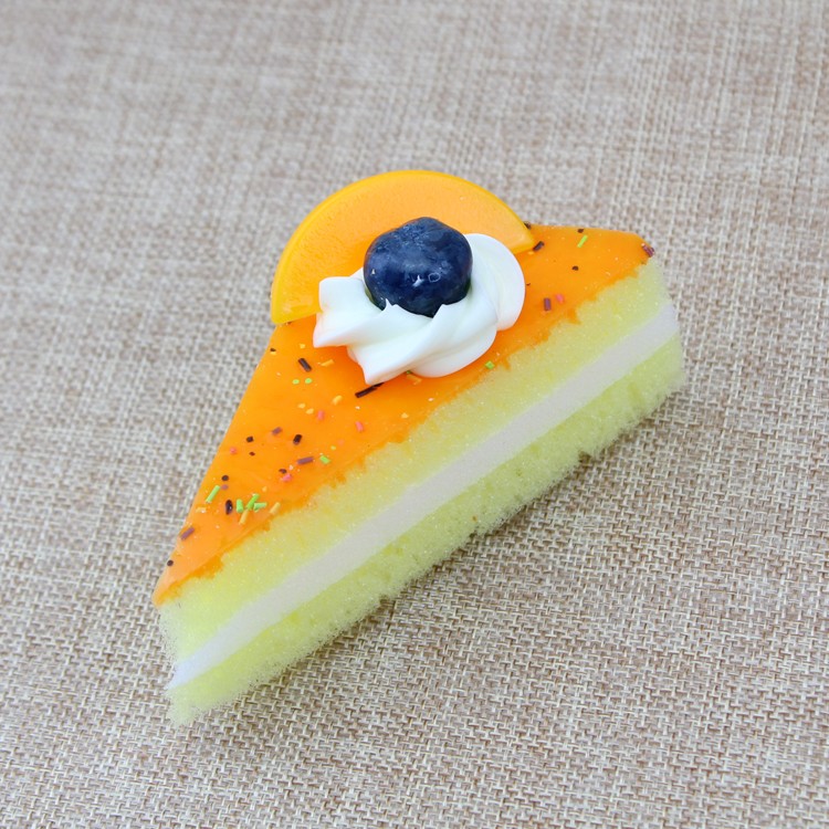 PU仿真水果三角蛋糕模型冰箱贴拍摄道具 迷你小蛋糕套装蛋糕模型详情图5