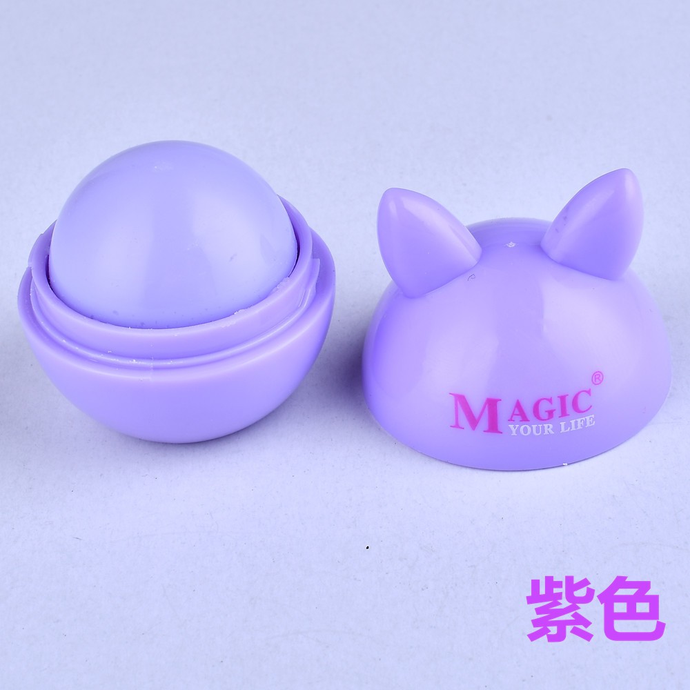 享姿新款水果味唇膏兔子润唇膏补水保湿球形唇蜜详情图7