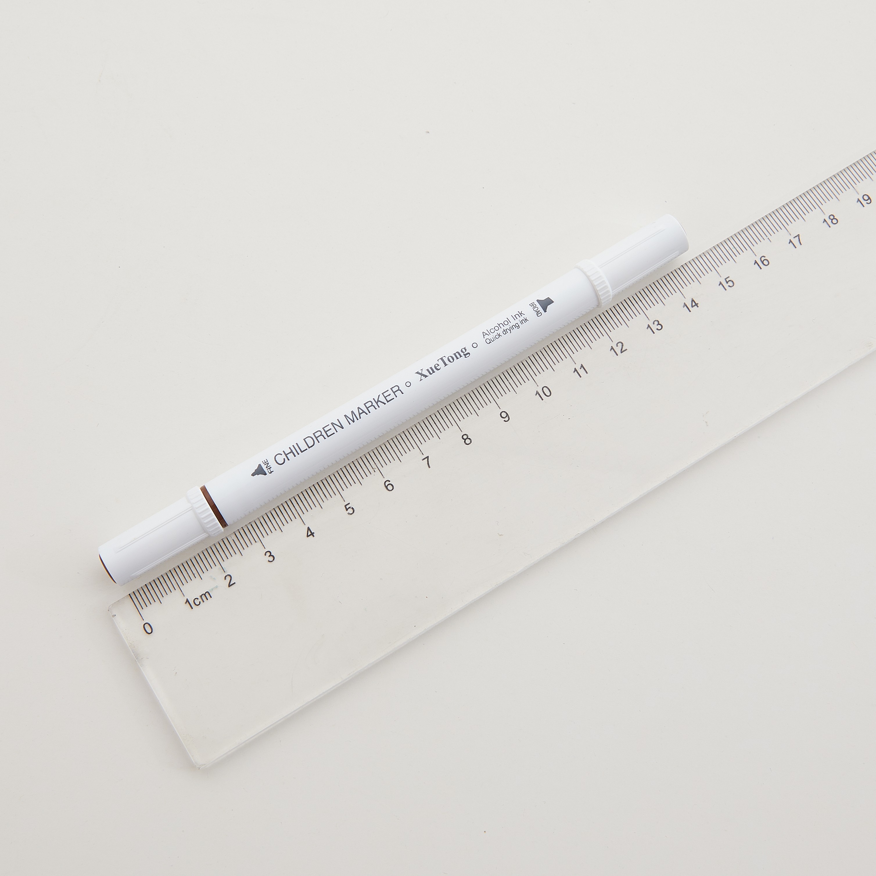 Factory Direct Sales To Students Double Head Round Pole Marker Bulk Pen Student Painting Wholesale Specification drawing