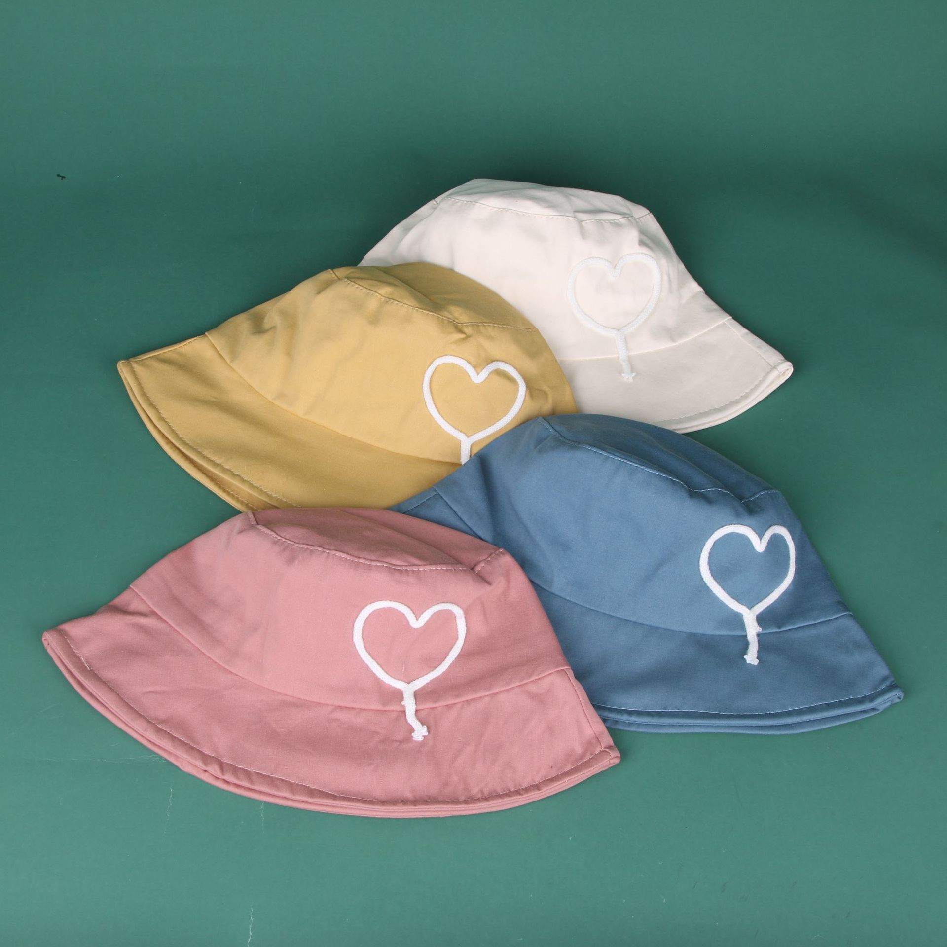 Japanese basic pure color fisherman hat female folding sun hat sun visor hat Korean version of the hat wholesale thumbnail