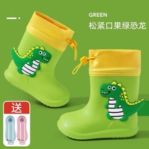 Fruit green EVA dinosaur rain boots