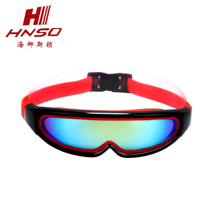 海娜斯顿儿童泳镜高清防雾大框防水男童女童泳镜厂家定制批发