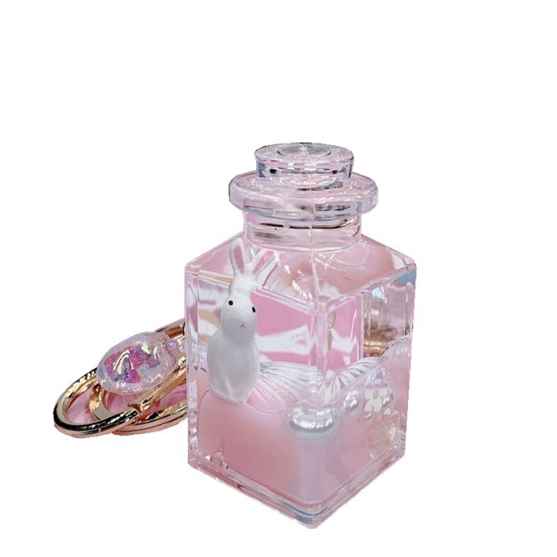 Keychain acrylic liquid cartoon undefined