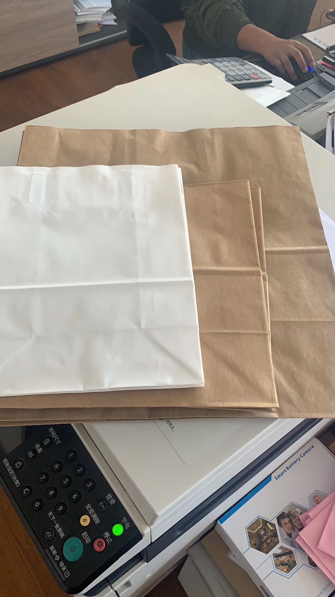 Food Bag Bread Bag Storage Bag Kraft Paper Bag South American Export Saudi Export European Export Standards Item Picture
