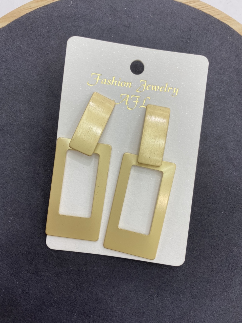 欧美时尚大方几何耳环