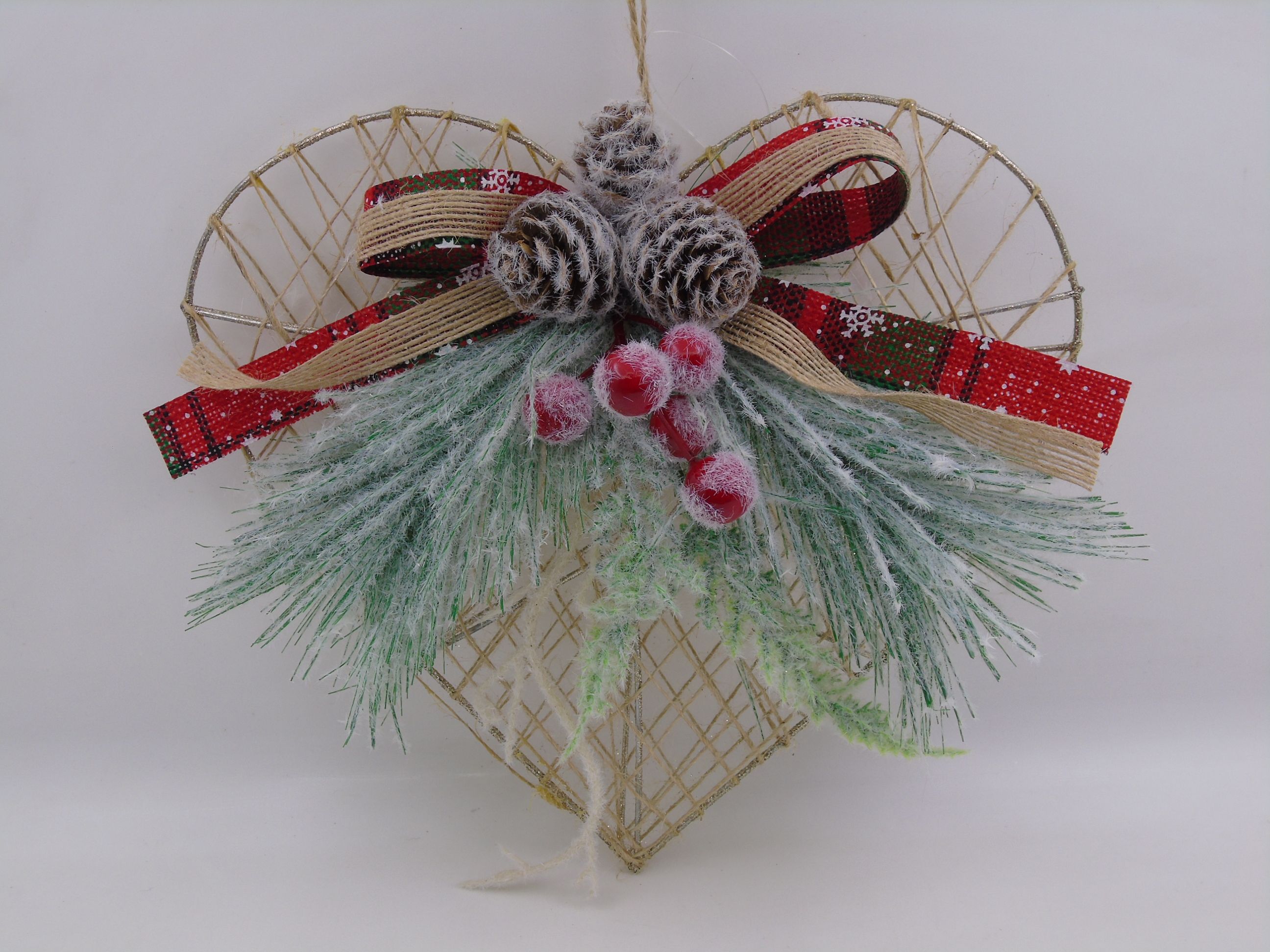 22x20CM Single package Christmas wound wire core cuttings (price is 1 piece without postage) thumbnail