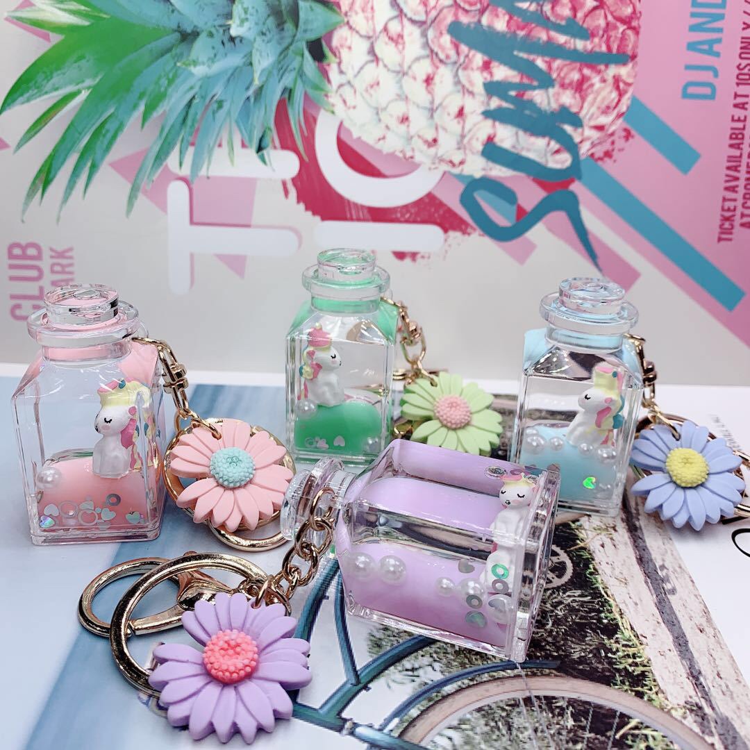 Keychain acrylic liquid cartoon Item Picture