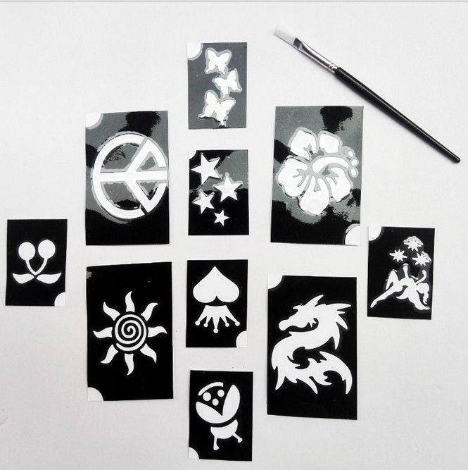 TV products Shimmer Glitter Tattoo Stickers DIY creative stickers