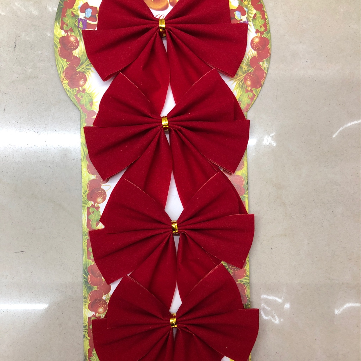 Christmas decorative pendants, bright red bows, large bows, colorful bows, decorative bows, Christmas decorative bows, new products, direct sales from the bow manufacturer, support customization, and color selection as required