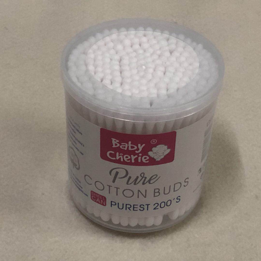 200平口杯家用多功能棉签盒装清洁掏耳朵竹棒棉签化妆用美容棒消毒家用棉签