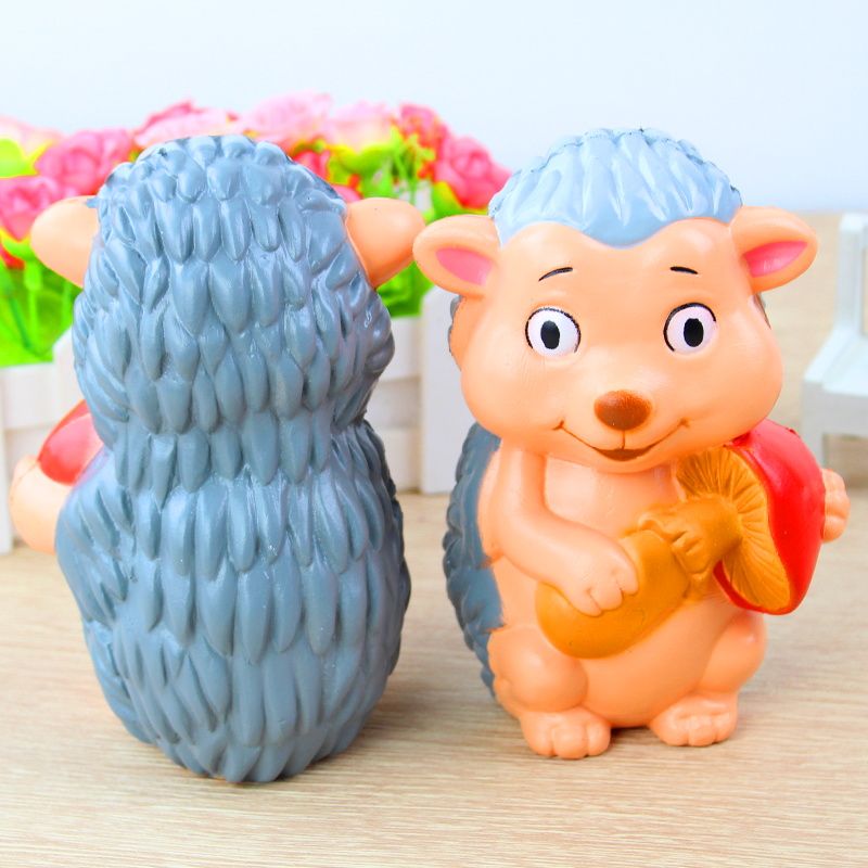 跨境专供仿真pu慢回弹squishy刺猬仿真面包蛋糕解压发泄道具产品图